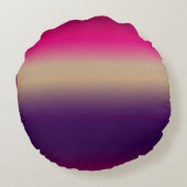 Roze tot druif horizen tonen rond kussen (Achterkant)
