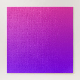 Roze tot Paars | Moderne kleurengradiënt Ombre Legpuzzel