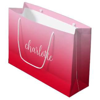 Roze tot Rode Ombre Groot Cadeauzakje