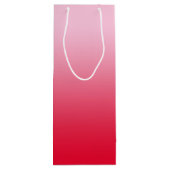 Roze tot Rode Ombre Wijn Cadeautas (Achterkant)