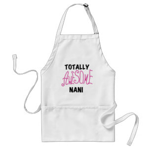 Roze totaal Geweldige T-shirts Nani en Giften Standaard Schort