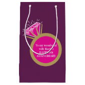 Roze Tourmaline Jubileum 5 jaar cadeautas (Voorkant)