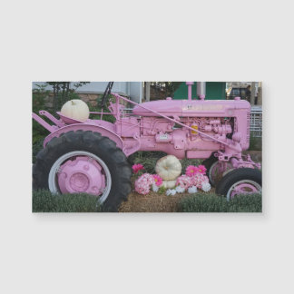 Roze tractor