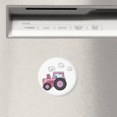 Roze tractor magneet (Insitu (Vaatwasser))