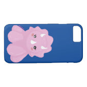 Roze Triceratops Case-Mate iPhone Case (Achterkant (Horizontaal))