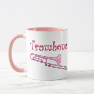 Roze trombone mok