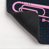 Roze trombone muismat (Hoek)