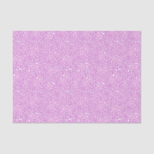 Roze Tropisch Abstract Koraal Tissuepapier (Voorkant)