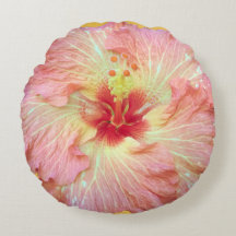Roze Tropische Hibiscus Flower Pillow