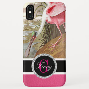 Roze tropische roseate Spoonbill iPhone XS Max Hoesje