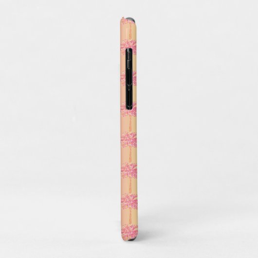 Roze Tropische Zonsondergang Aloha Palm Tree Case-Mate iPhone Case (Achterkant/links)