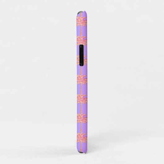 Roze Tropische Zonsondergang Aloha Palm Tree Case-Mate iPhone Case (Achterkant/rechts)