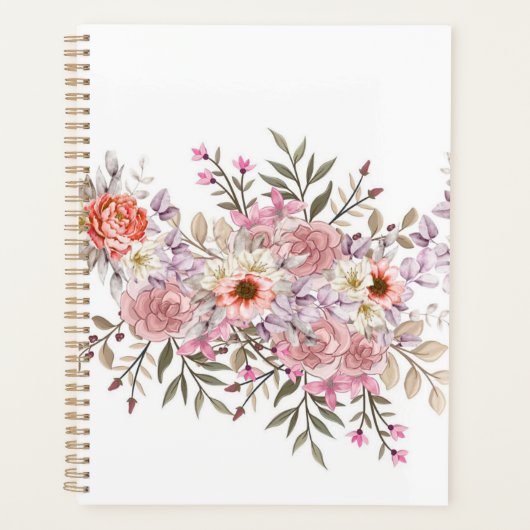 Roze Trouwboeket Planner (Voorkant)