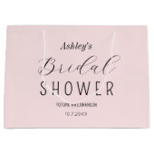 Roze Trouwfeest Borrel Groot Cadeauzakje (Voorkant)