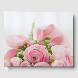 Roze Trouwrozen Gastenboek