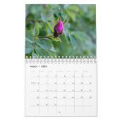 Roze tudenbloemen kalender (Mar 2026)