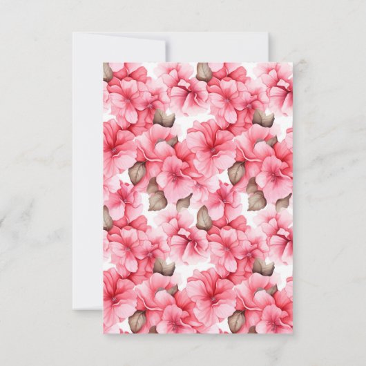 Roze Tuin Bloemenboog Chique 23e Verjaardag Kaart (Achterkant)