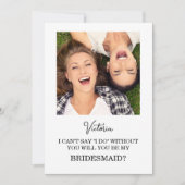 Roze Tuin Roos Bruidsmeisje Trouw Aanzoekkaart Kaart (Voorkant)