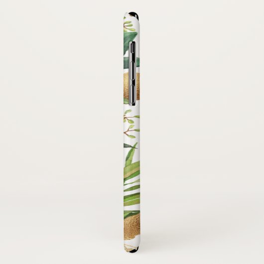 Roze tuin Rozen Waterverf iPhone / iPad case (Achterkant/links)