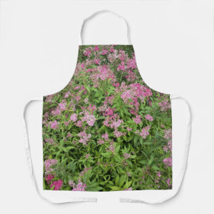 Roze Tuin Schort met Wilde Bloemen