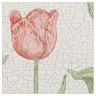  roze tuinbouwpatroon stof