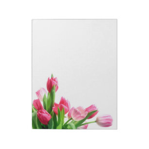 Roze Tulip Bouquet-laptop Notitieblok