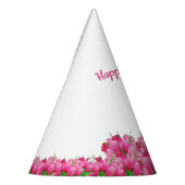 Roze Tulip Dachshund Party Pet Feesthoedjes (Links)