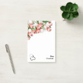 Roze Tulip Floral Nurse Stethoscoop Post-it® Notes (Kantoor)