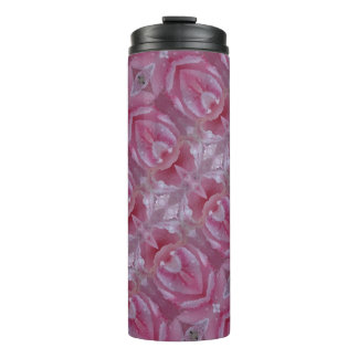 Roze Tulip Ikat 6 Thermosbeker