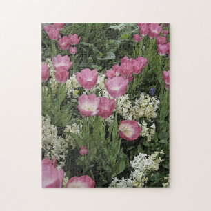 Roze Tulip Puzzle Legpuzzel