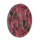 Roze Tulips Floral Dartbord (Voorkant Links)