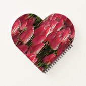 Roze Tulips Floral Notitieboek (Achterkant)