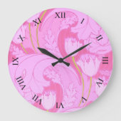 Roze  Tulp Bloemen Grote Klok (Voorkant)