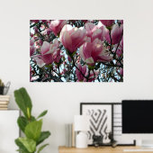 Roze Tulp Blossom Poster (Thuiskantoor)