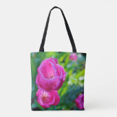 Roze tulp draagtas (Achterkant)