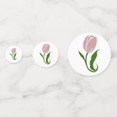Roze Tulp Floral Confetti (Voorkanten)