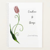 Roze Tulp Floral Planner (Voorkant)
