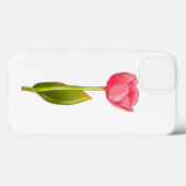 Roze Tulp – Glanzende esthetische bloemkunst Case-Mate iPhone Case (Achterkant (horizontaal))