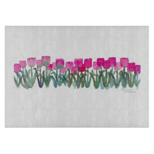 ROZE TULP GROVE SNIJPLANK (Voorkant)
