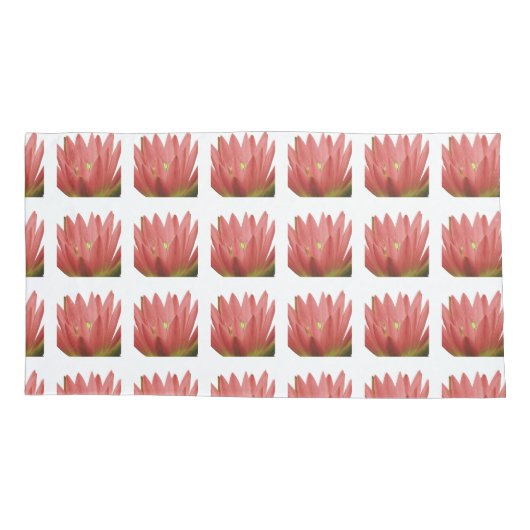 Roze tulp kussensloop (Achterkant-Links)