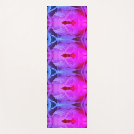 Roze Tulp Pattern X Miami Yogamat (Voorkant)