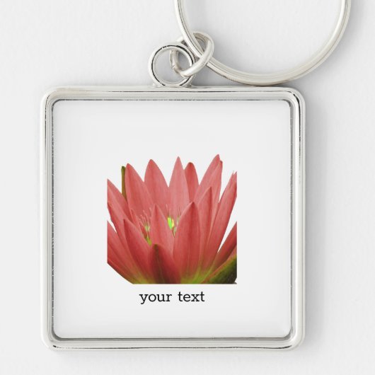 Roze tulp sleutelhanger (Voorkant)