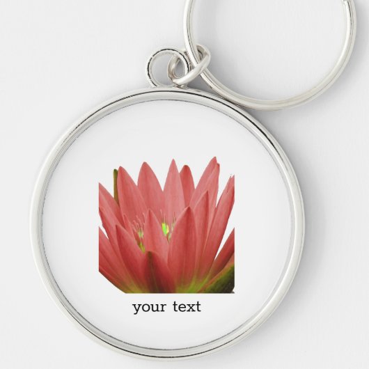 Roze tulp sleutelhanger (Voorkant)