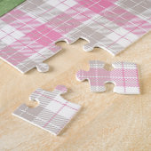 Roze Tulp Stijl Graphic Art Puzzel Legpuzzel (Zijkant)