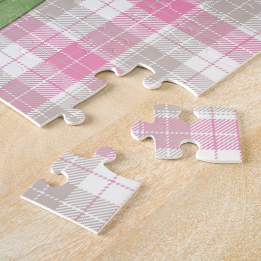 Roze Tulp Stijl Graphic Art Puzzel Legpuzzel (Zijkant)