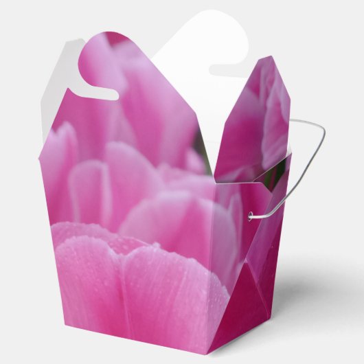 Roze Tulp ventilator uit voorverpakking Bedankdoosjes (Geopend)