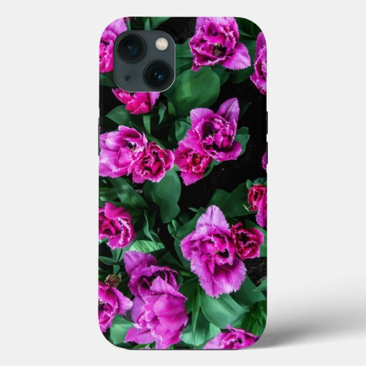 Roze tulpbloemen Case-Mate iPhone case (Achterkant)