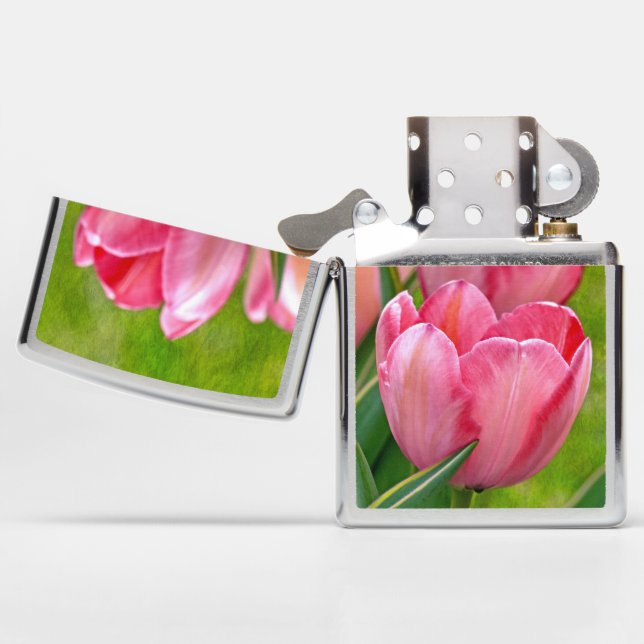 Roze tulpen (Geopend)