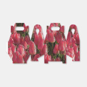  roze tulpen bedankdoosjes (Uitgevouwen)