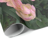 Roze tulpen cadeaupapier (Rol Hoek)